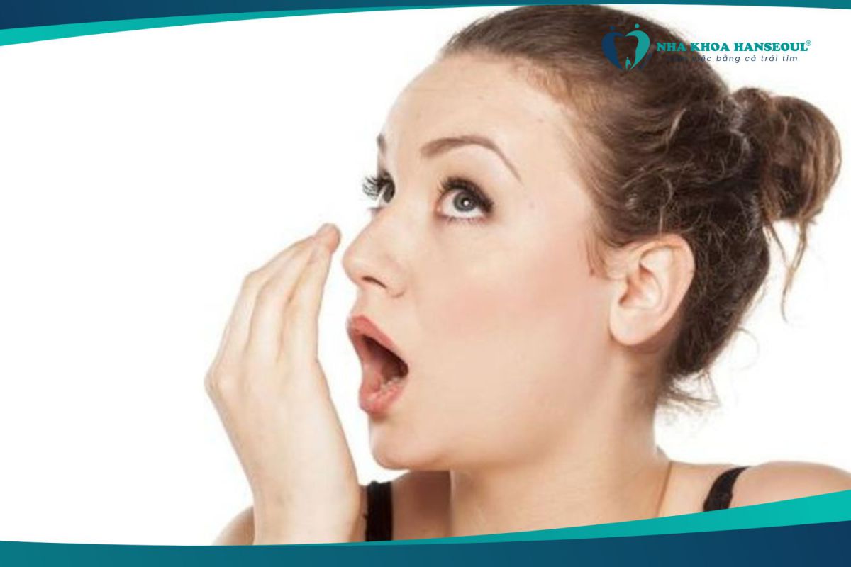 Sâu răng nặng làm hơi thở có mùi