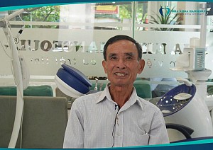 Phục hình răng Implant toàn hàm tại Hanseoul – “10 điểm toại nguyện” từ Việt kiều Đức 74 tuổi