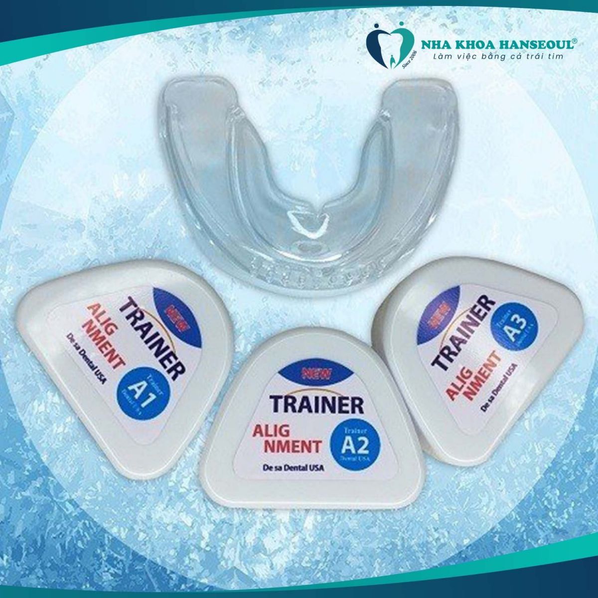 Tự niềng răng tại nhà bằng hàm trainer